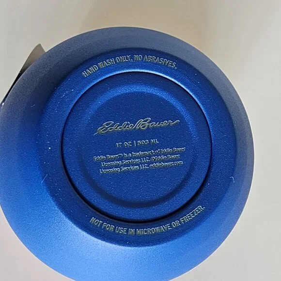 Eddie Bauer Delta Wine Tumbler Stainless Steel 17oz 503ml Hot 6 Cold 16 Hrs Lid - Picture 7 of 12